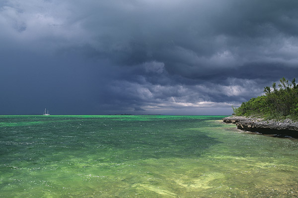 Elbow Cay, Bahamas, Hope Town, Sea of Abaco, Summer Storm